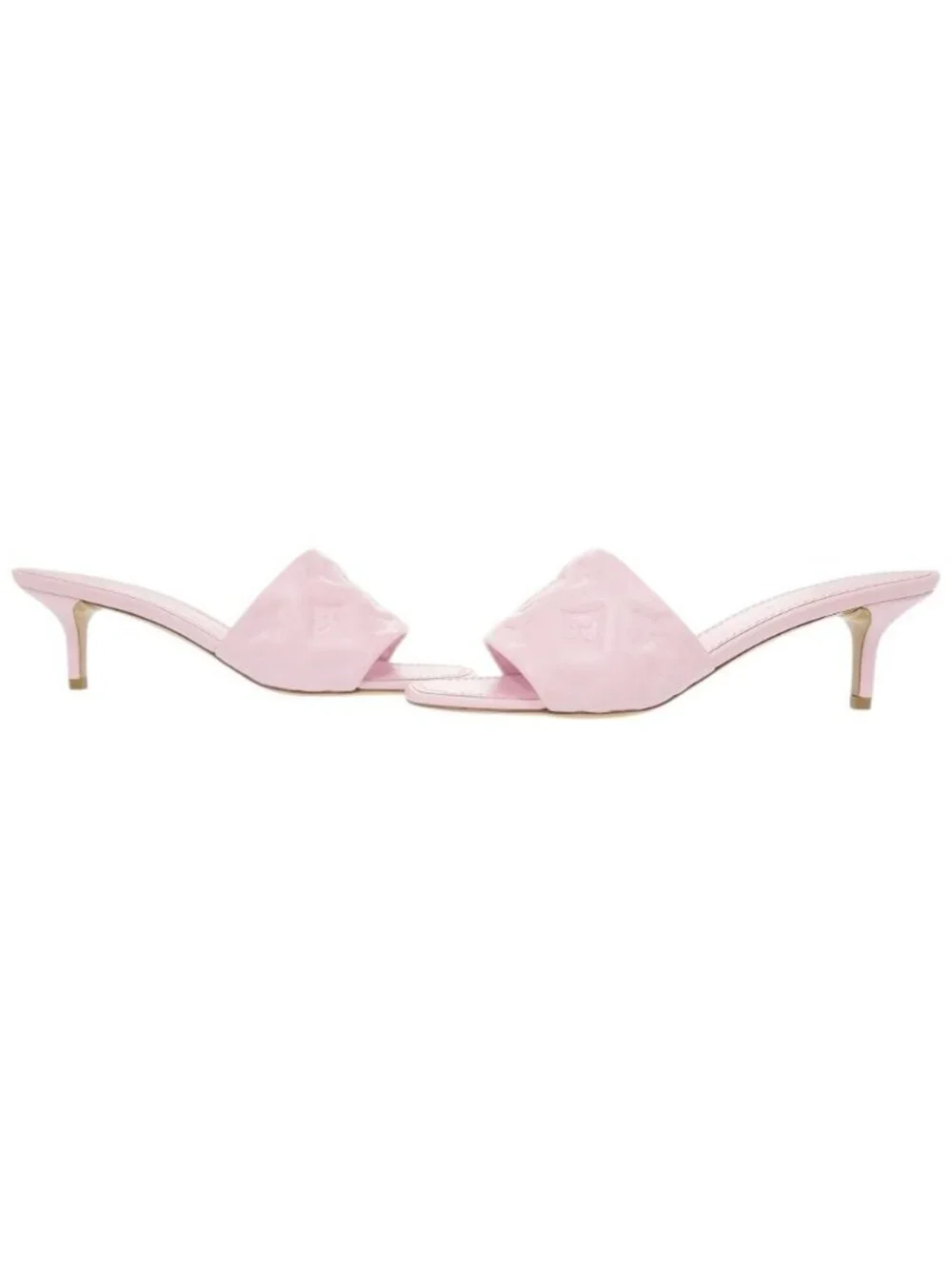 Louis Vuitton Revival Line Monogram Leather Pink Mules